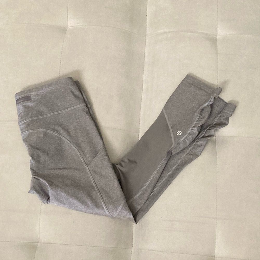 Lululemon Speed Crop Heathered Slate size 6 - Picture 11 of 16